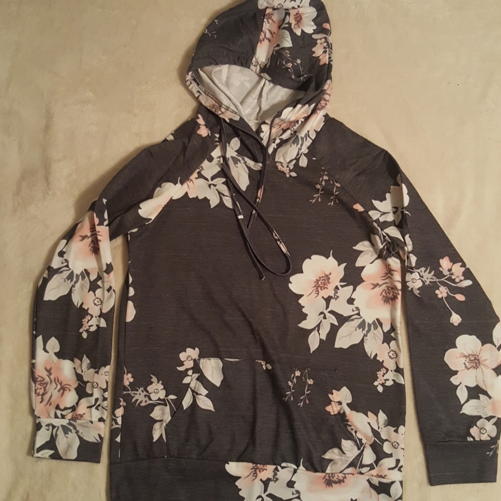 Floral Hoodie.